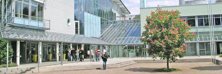 Bild der Elektronikschule in Tettnang im Sommer